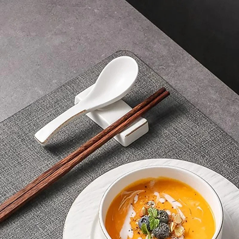 Chopstick Rest Ceramic - Tempat Sumpit Keramik Matte, Baki Sumpit,