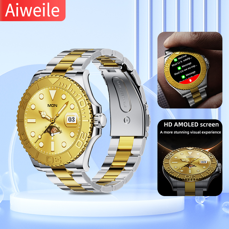 Japanese Lifestyle Gifts - Aiweile AW46 jam tangan pintar pria,