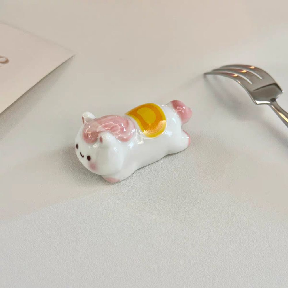 Tempat Sumpit Keramik Bentuk K - Chopstick Rest Ceramic ulasan dan harga