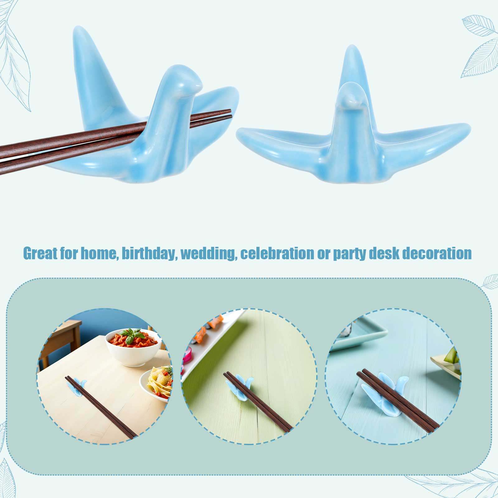 12 Buah Penyangga Sumpit Keram - Chopstick Rest Ceramic ulasan dan harga