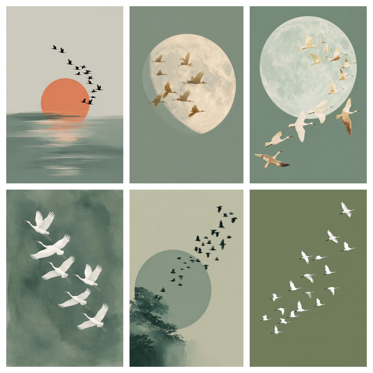 1 Buah Poster Gaya Wabi-sabi M - Japanese Minimalist Lifestyle ulasan dan harga