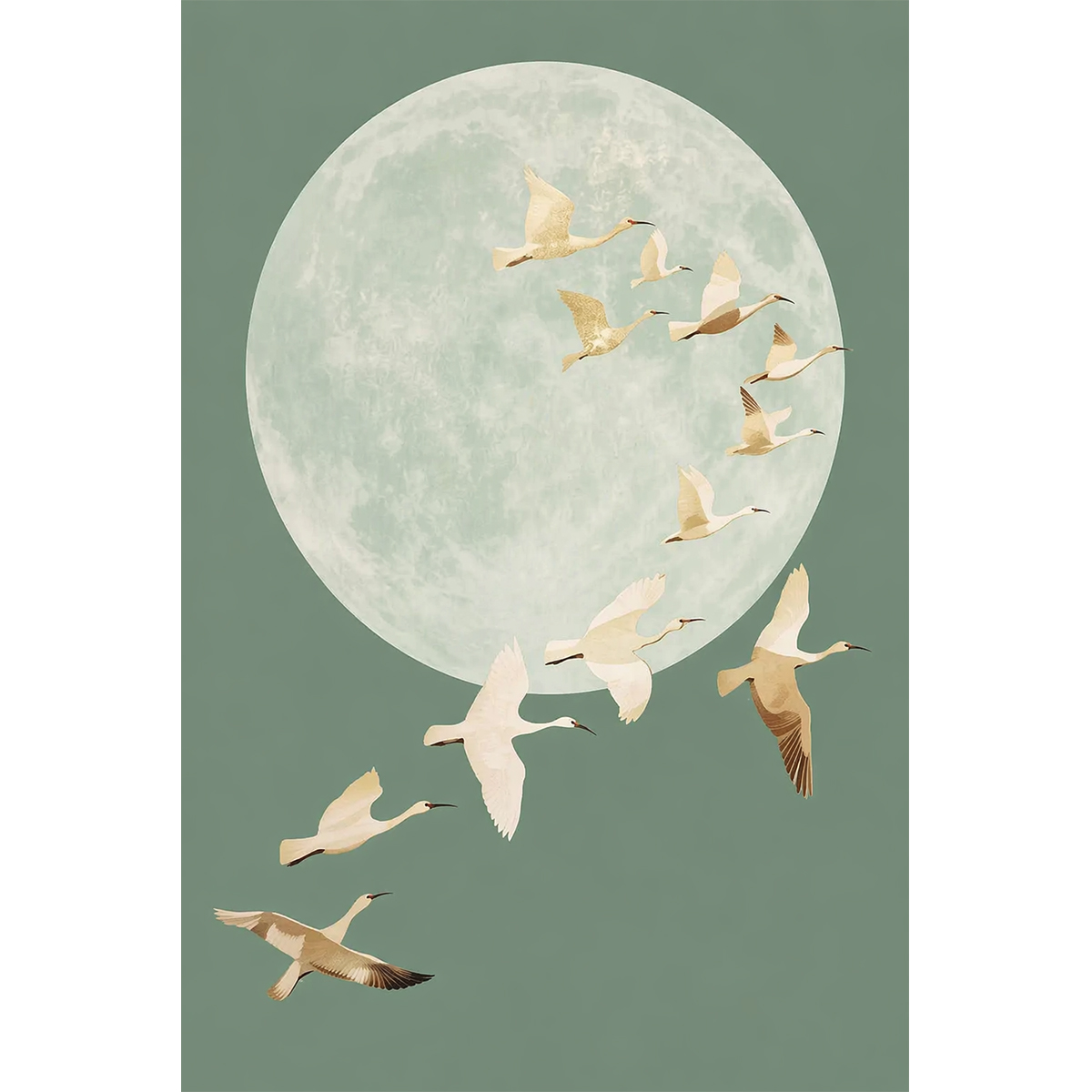 1 Buah Poster Gaya Wabi-sabi M - Japanese Minimalist Lifestyle ulasan dan harga