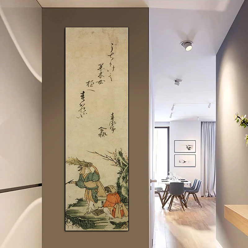 Poster Lukisan Dekoratif Ukiyo - Japanese Lifestyle Gifts ulasan dan harga