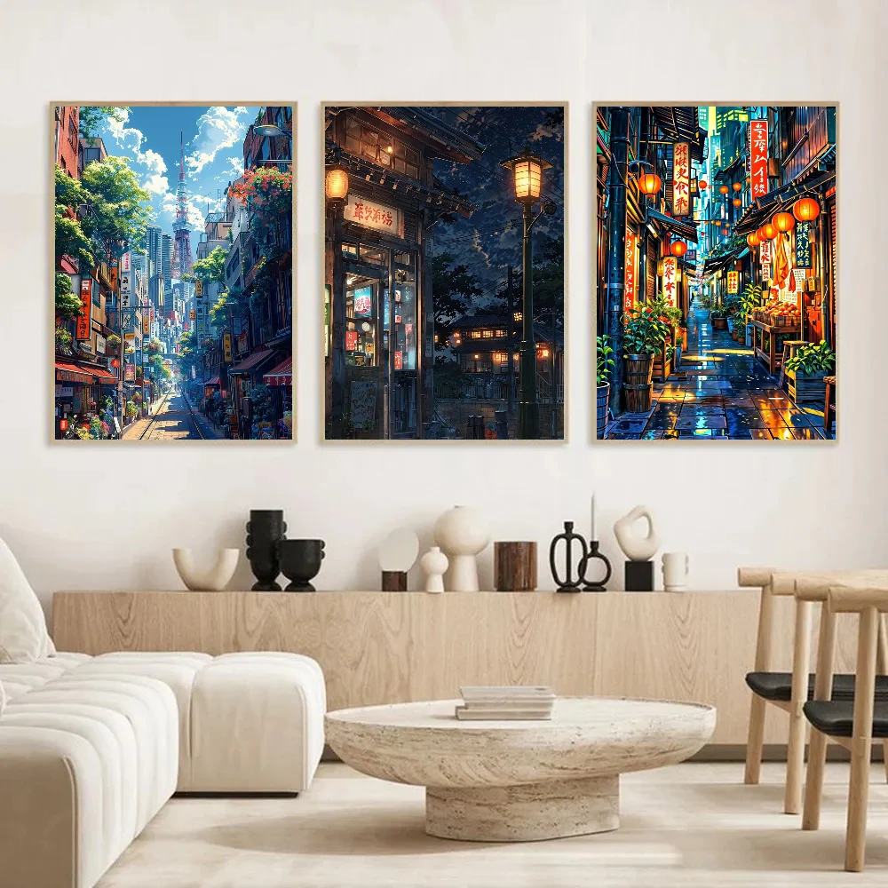 Poster Seni Dinding Pondok Mal - Japanese Lifestyle Gifts ulasan dan harga